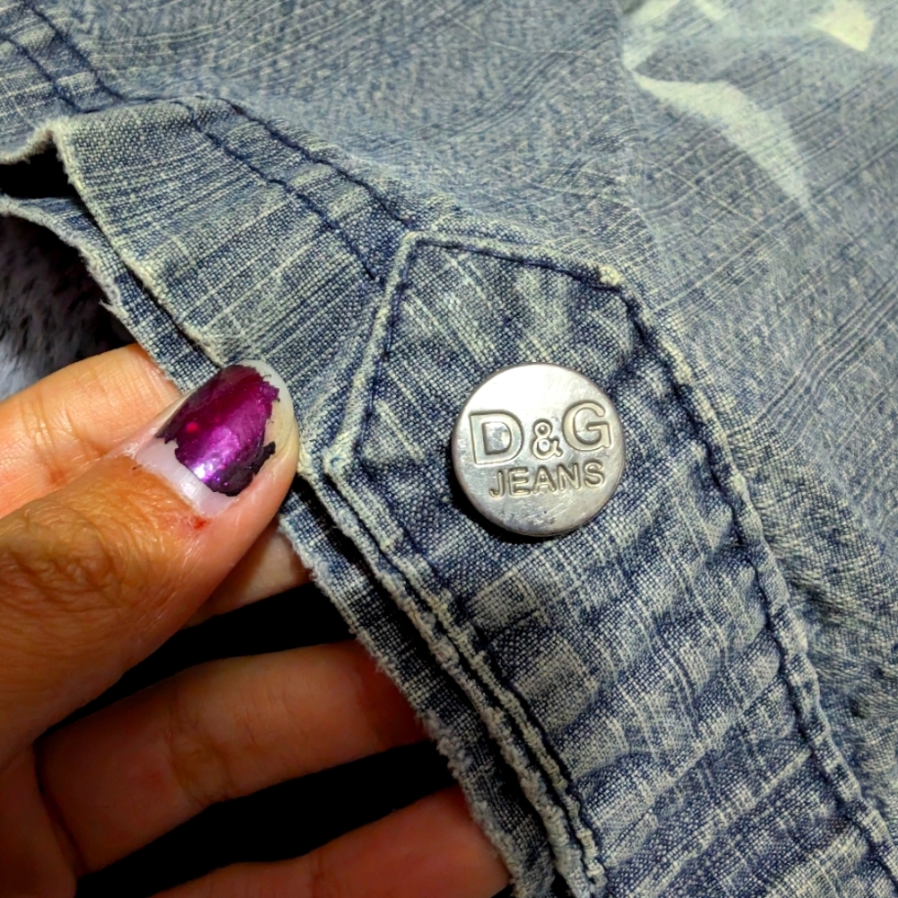 Dolce And Gabbana Patch Jean Shorts - Picture 2 of 3